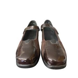 Ziera Mary Jane Comfort Shoes Size 41 – Brown Leather & Suede Strap